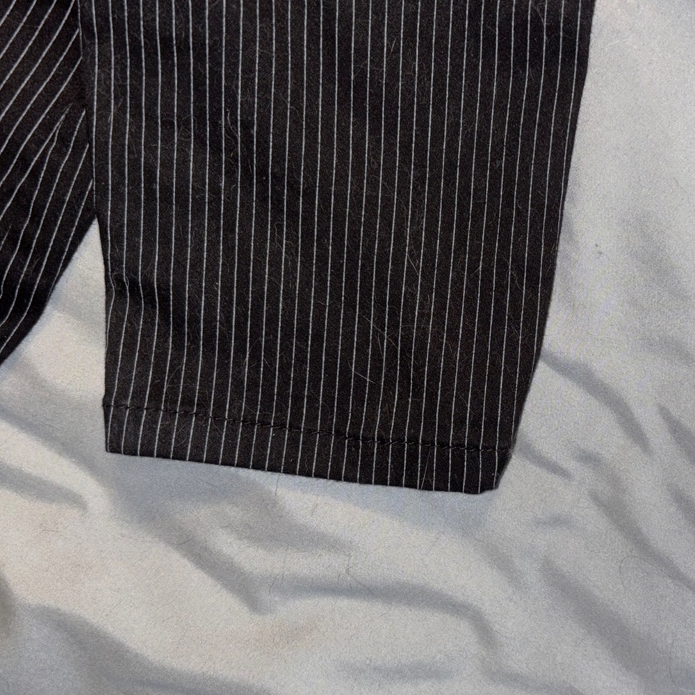 No Boundaries Black Pinstriped Pants - Picture 4 of 4